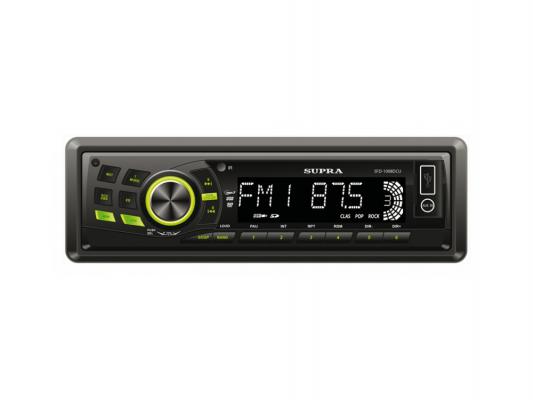 Автомагнитола Supra SFD-1008DCU USB MP3 FM RDS SD MMC 1DIN 4x70Вт черный