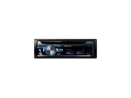 Автомагнитола Pioneer DEH-X7650SD USB MP3 CD FM RDS SD MMC SDHC 1DIN 4x50Вт пульт ДУ черный