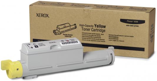 Тонер-Картридж Xerox 106R01220 для Phaser 6360 желтый 12000стр