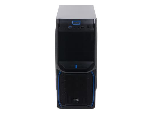 Корпус ATX Aerocool V3X Advance Evil Blue Edition 600 Вт синий чёрный EN57585