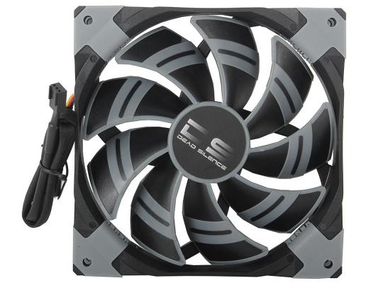 Вентилятор Aerocool DS 14см Black (без подсветки), 3+4 pin, 64.8 CFM, 1000 RPM, 14.2 dBA при 12V и 39.8 CFM, 700 RPM, 10.8 dBA при 7V