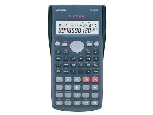 Калькулятор Casio FX-82MS питание от батареи 12 разряда научный 240 функций серый