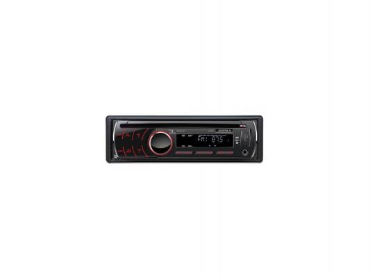 Автомагнитола Supra SCD-402U USB MP3 CD FM SD MMC 1DIN 4x50Вт черный