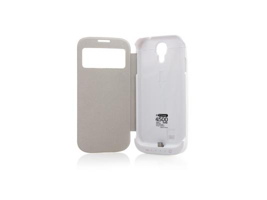 Чехол с аккумулятором Gmini mPower Case MPCS45F White для Galaxy S4 4500mAh Flip cover