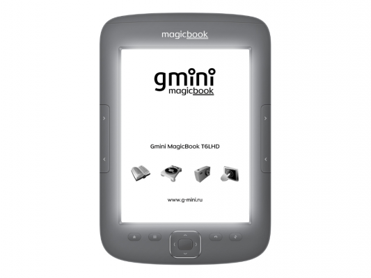 Электронная книга Gmini MagicBook T6LHD Lite  6" E-Ink Pearl HD 4Gb
