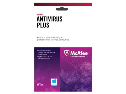 Антивирус McAfee AntiVirus Plus 2013 Intel Original 12 месяцев на 1 ПК BXMAV1YRRUS 927707