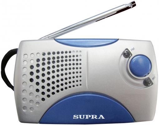 Радиоприемник SUPRA ST-113 silver/blue