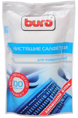 Чистящие салфетки BURO BU-Zsurface 100 шт