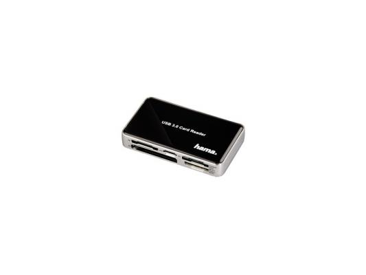 Картридер внешний Hama H-39878 USB3.0 All in One поддерживает UDMA SDXC черный