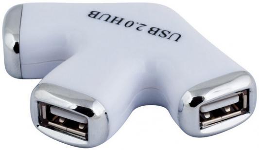 Концентратор USB 2.0 PCPet Paw 3 x USB 2.0 белый
