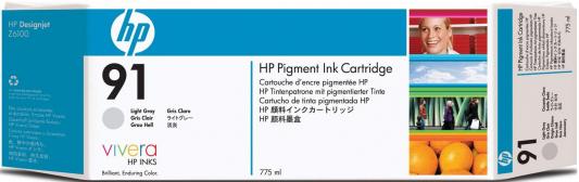 Картридж HP 91 C9467A Pigment для DJ Z6100 голубой 775мл