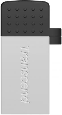 Флешка USB 32Gb Transcend On-the-Go TS32GJF380S серебристый