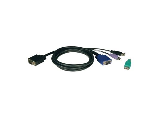 Кабель Tripplite P780-006 KVM USB-PS/2 для КВМ-переключателей серий B040 и B042 1.8м