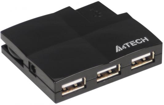 Концентратор USB 2.0 A4TECH HUB-57 4 x USB 2.0 черный