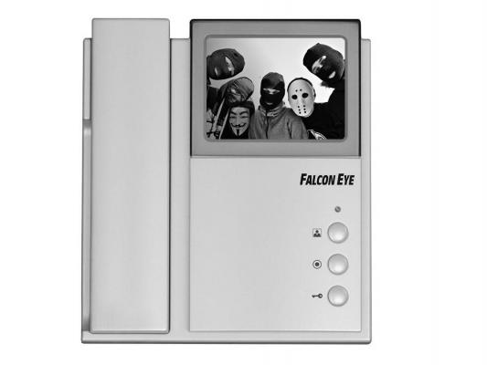 Комплект видеодомофона Falcon Eye  "Энтер"  Ч-б видеодомофон  + вызывная накладная панель + замок электромеханический  + блок питания