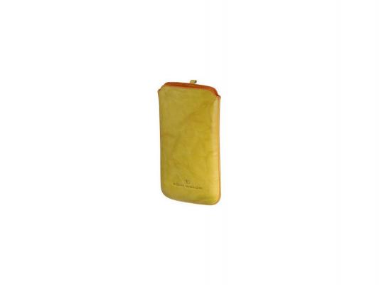 Чехол Hama Tom Tailor Crumpled Colors универсальный кожа желтый H-115859