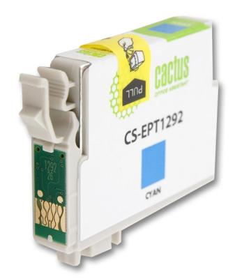 Картридж Cactus CS-EPT1292 для Epson Stylus Office B42/BX305/BX305F 100 мл голубой