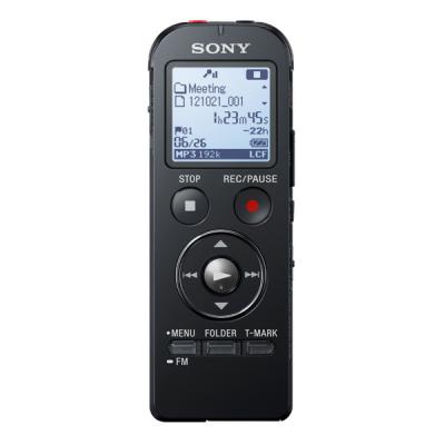Цифровой диктофон Sony ICD-UX533 4Гб черный