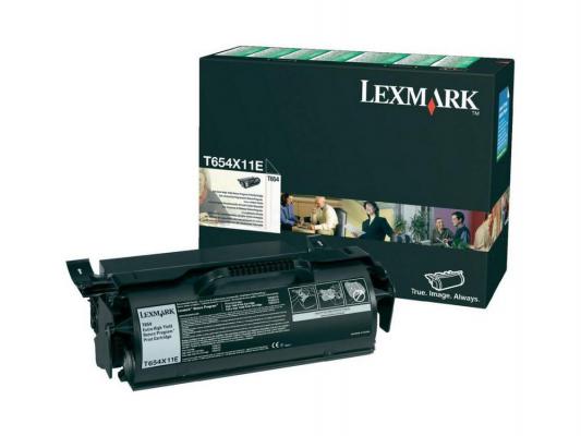 Картридж Lexmark T654X11E для T65x черный