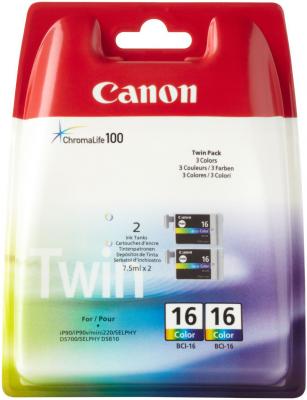 Картридж Canon BCI-16C для SELPHY DS700/810 цветной 9818A002