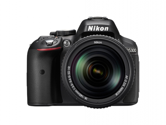 Зеркальная фотокамера Nikon D5300 Kit 18-140 VR 24Mp черный