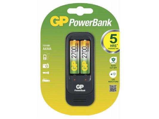 Зарядное устройство + аккумуляторы GP PB560GS270-2CR2 2700 mAh AA 2 шт