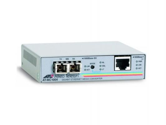 Медиаконвертер Allied Telesis AT-MC1004-20/60 11000T to 1000SX/SC Media Converter