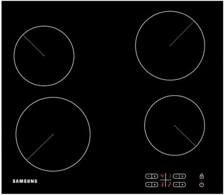 Варочная панель электрическая Samsung C61R2AEE черный