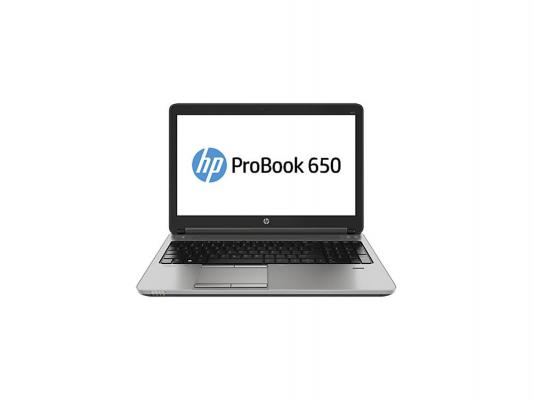 Ноутбук HP Probook 650 G1 15.6" 1366x768 матовый i5-4200M 2.5GHz 4Gb 500Gb HD4600 DVD-RW Win7Pro Bluetooth Wi-Fi черный H5G75EA