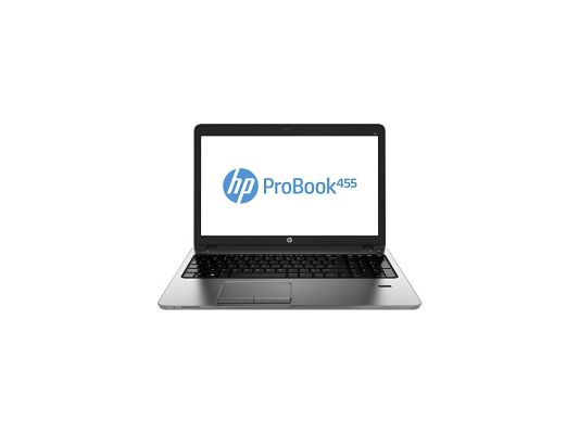 Ноутбук HP ProBook 455 G1 15.6" 1366x768 матовый A8-4500M 1.9GHz 4Gb 500Gb HD8750M-2Gb DVD-RW Bluetooth Wi-Fi Linux серебристый H6E35EA