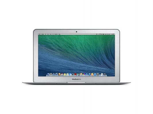 Ноутбук Apple MacBook Air Mid 2014 MD712RU/B 11.6" 1366х768 глянцевый i5-4260U 1.4GHz 4Gb 256GbSSD HD5000 MacOS X Mavericks Bluetooth Wi-Fi серебристый алюминиевый MD712RU/B