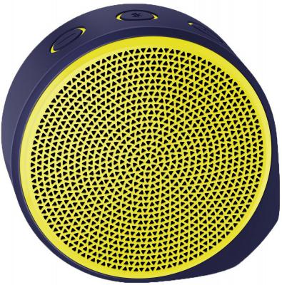 Портативная акустика Logitech X100 Mobile Speaker желтый 984-000364