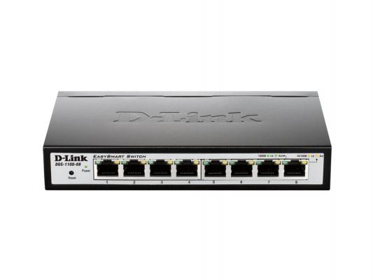 Коммутатор D-LINK DGS-1100-08/A1A управляемый 8 портов 10/100/1000MbpsEasy Smart Gigabit Ethernet Switches with Web