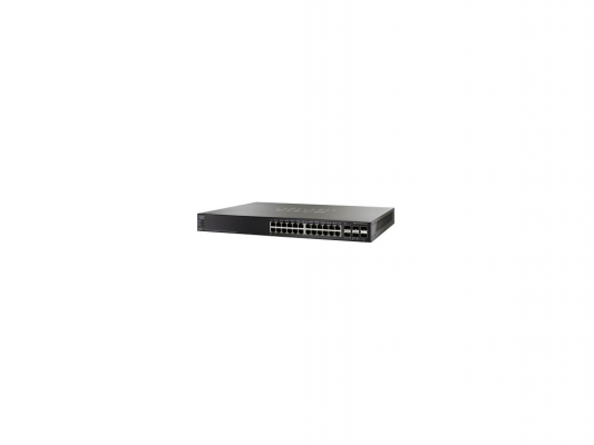 Коммутатор Cisco SG500X-24-K9-G5 управляемый 24 порта 10/100/1000Mbps 4х10Gb SFP+