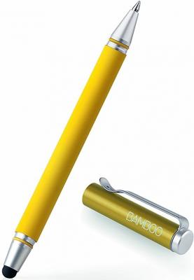 Стилус Wacom Bamboo Stylus duo2 для iPad и устройств с емкостными дисплеями + шариковая ручка желтый CS-150Y