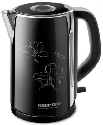 Чайник Redmond RK-M131 2000Вт 1.7л металл/пластик черный