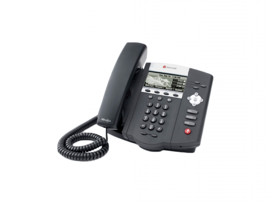 Телефон IP Polycom SoundPoint IP 450 SIP 3 линии черный 2200-12450-114