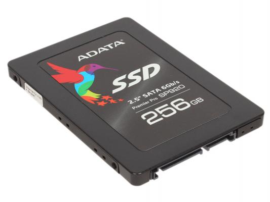 Твердотельный накопитель SSD 2.5" 256GB A-Data SP920 Read 560Mb/s Write 360Mb/s SATAIII ASP920SS3-256GM-C