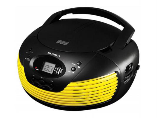 Магнитола Supra BB-CD120U желтый/черный
