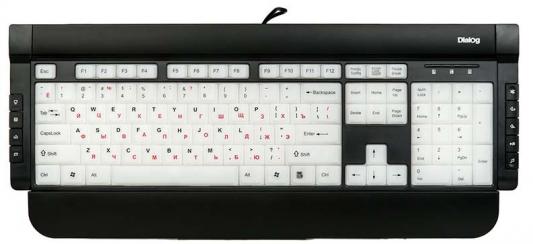 Клавиатура Dialog Katana КК-L06U USB черный белый