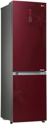 Холодильник LG GA-B489TGRF красный