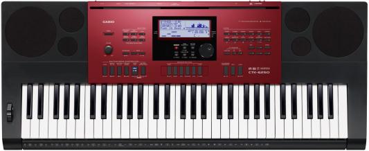 Синтезатор Casio CTK-6250 61 клавиша USB AUX SD красный