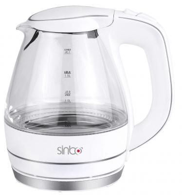 Чайник Sinbo SK-7307 2000 Вт 1.5 л пластик/стекло белый