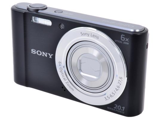 Фотоаппарат Sony DSC-W810B 20.1Mp 6x Zoom черный