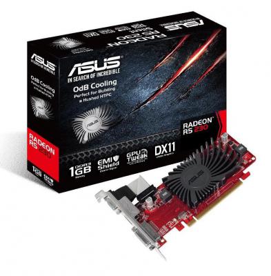 Видеокарта ASUS AMD Radeon R5 230 R5230-SL-1GD3-L PCI-E 1024Mb GDDR3 64 Bit Retail (90YV06B0-M0NA00)