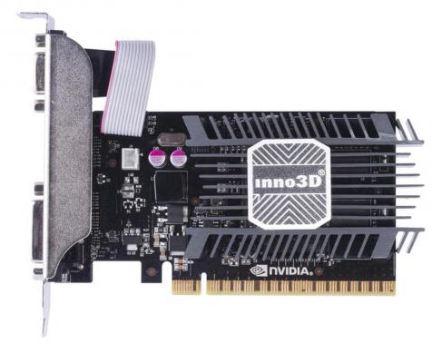 Видеокарта 1024Mb Inno3D GeForce GT730 c CUDA PCI-E 64bit GDDR3 DVI HDMI HDCP N730-1SDV-D3BX Retail