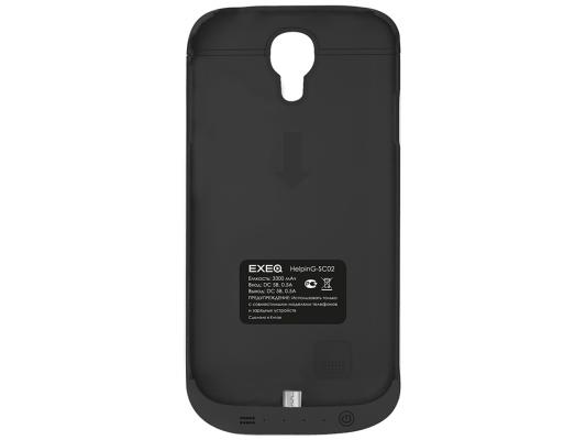 Чехол с аккумулятором EXEQ HelpinG-SC02 чёрный для Samsung Galaxy S4 3300мАч