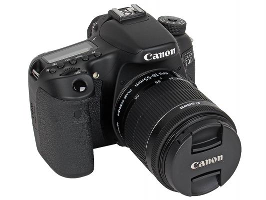 Зеркальная фотокамера Canon EOS 70D Kit 18-55 IS STM 20Mp черный 8469B011