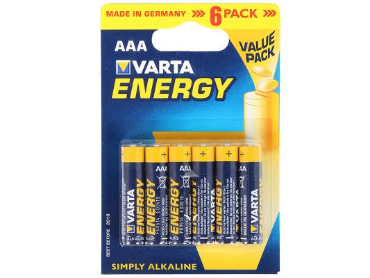 Батарейки Varta Energy AAA 6 шт