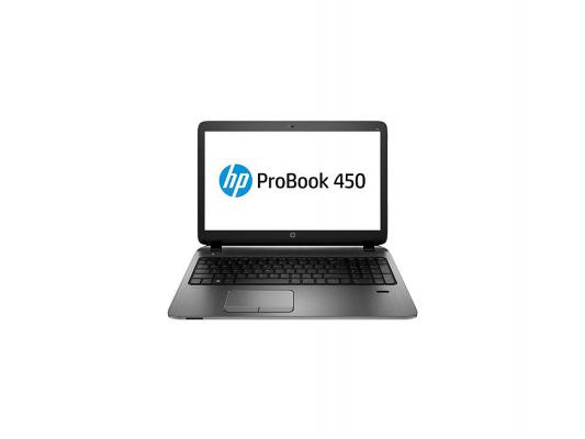 Ноутбук HP ProBook 450 G2 15.6" 1366x768 i5 4210U 1.7GHz 8Gb 500Gb R5 M255-2Gb DVDRW WiFi Bluetooth Win7+Win8 серый металлик J4S06EA